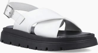 Hush Puppies Womens Lara Womens Sandals - White - Size: 8