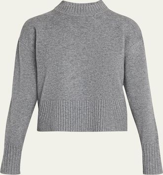 Veronica Beard Andi Wool-Cashmere Turtleneck Sweater