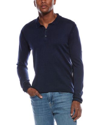 John Varvatos Dune Sweater Polo Shirt
