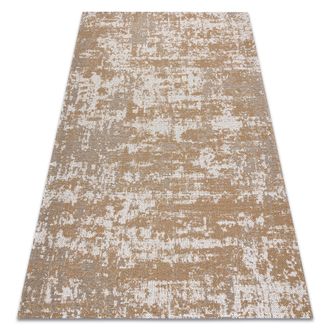 RugsX Rugsx - Alfombra Casa Eco Sisal Boho Vintage 2809 Crema / Amarillo, Alfombra Reciclada Beige 172x270 Cm