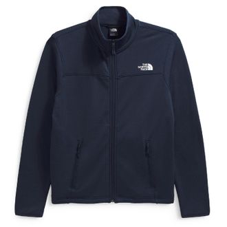 The North Face Mens Cedar Trail Grid Fleece Full-Zip Jacket Blue XL