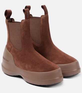 Moon Boot Stivaletti Chelsea Luna in suede