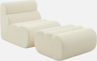 Sweeek Sill&oacute;n Envasado Al Vac&iacute;o De Borreguito Texturizado Con Reposapi&eacute;s