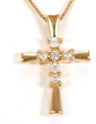 C&A Unbranded (18K) (14K) Necklace (Pre-Owned)