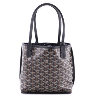 Goyard Anjou Reversible Tote Coated Canvas Mini