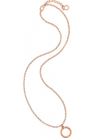Folli Follie Womens 3N13T004RC Ladies Necklace - Rose Gold Stainless Steel - One Size