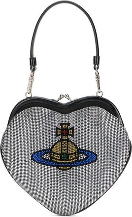 Vivienne Westwood Clutches, female, Gray, Size: ONE SIZE Belle Heart Frame