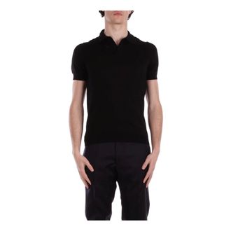 Tagliatore Polo Shirts, male, Black, Size: 2XL Tagliatore T-shirts and Polos Black