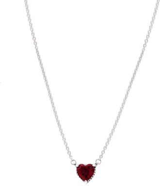 Pandora Heart Sterling Silver Collier With Cherries Jubilee