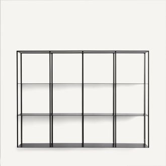 AM.PM Wandboekenkast in staal, hoogte 100,6 cm, PARALLEL