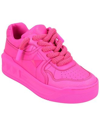 Valentino Womens Leather One Stud Xl Sneaker (Authentic Pre-Loved)