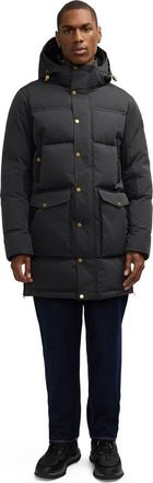 Pajar Mens Prescott Long Length Parka with Detachable Faux Shearling Lined Hood in Black at Nordstrom, Size Medium