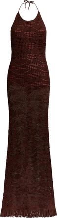 Etro Abito lungo effetto alluncinetto - Marrone