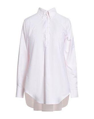 THOM BROWNE ピンク 長袖シャツ SIZE 3 Thom Browne Women's Classic Long Sleeve Round Collar Shirt