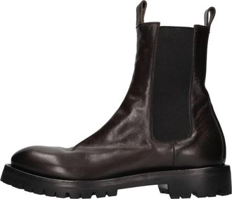 Officine Creative Beatles Enkellaarsjes - Heren - Chelseaboots - Bruin - 41 EU - Leer - Schoenen