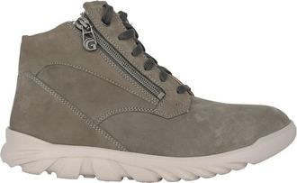 Ganter Wide Fit Groene Enkelboot - Dames - Veterlaarzen - Groen - 40 EU - Leer - Schoenen