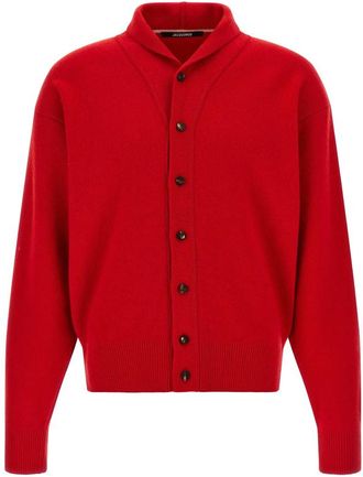 Jacquemus Shawl-collar Knitted Cardigan