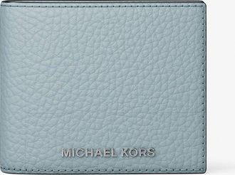 Michael Kors Hudson Pebbled Leather Billfold Wallet