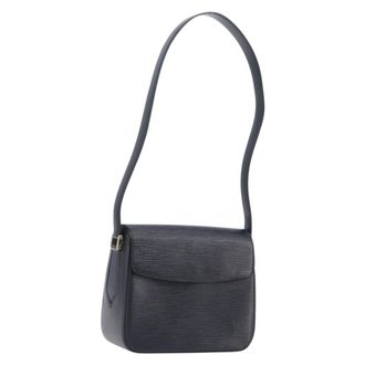 Louis Vuitton Buci Epi Leather Black Leather Handbag (Pre-Owned)
