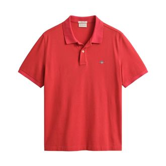 GANT Shield Piqu&eacute; Polo - male - Gant - Polo Shirts - Red - XL - Tops