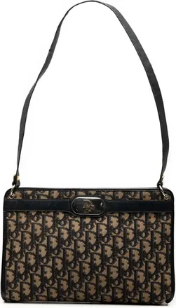Dior Borsa a spalla Oblique in tela 2000-2010 - Blu