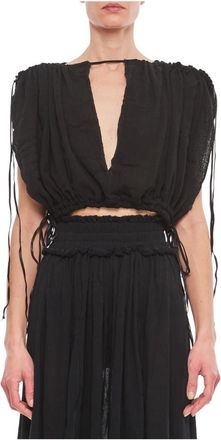 Caravana Tops sin mangas - Tops - Mujer - Negro - ONE SIZE