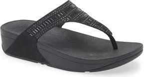FitFlop Crystal Wedge Flip Flop in Black at Nordstrom Rack, Size 6.5