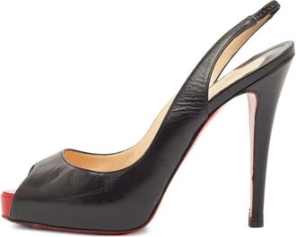 Christian Louboutin Sandali No Prive 110mm - Nero