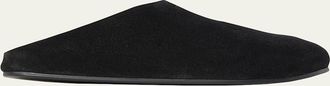 The Row Mens Hudson Suede Mules
