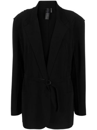 Norma Kamali Blazer con revers a lancia - Nero