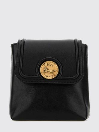 Chlo&eacute; Horse Medal Leather Backpack