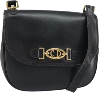 Dior Pre-owned Cross Body Bags, female, Black, Size: ONE SIZE Pre-owned Vintage Shoulder Bag