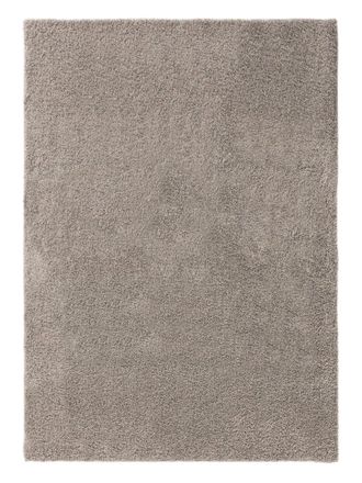 benuta Alfombra pelo largo gris claro 80x150