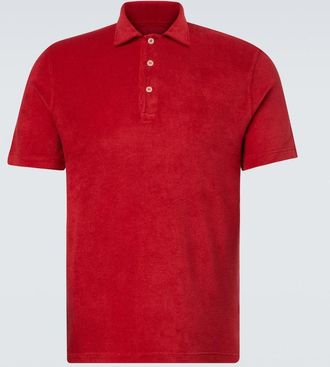 Fedeli Mondial cotton terry polo shirt
