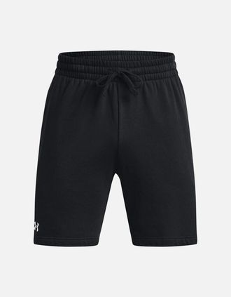 Under Armour Mens Under Armour Mens Rival Fleece Shorts - Black/Multi - Size: 34/32