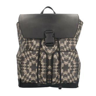 Gucci Black Brown Gg Supreme Canvas Backpack (Pre-Owned)
