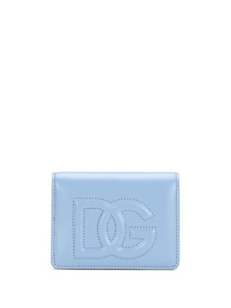 Dolce & Gabbana DG logo purse - women - Calf Leather/Calf Leather/Viscose - One Size - Blue