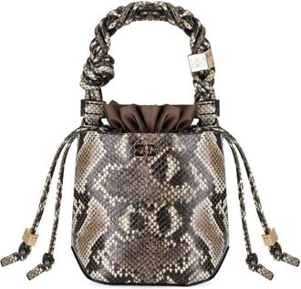 Ganni BORSA A SECCHIELLO BOU PITONATA GANNI
