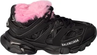 Balenciaga Track Faux Fur-Lined Sneakers