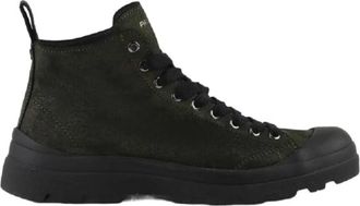 Panchic Groene Su&egrave;de Sneakers - Heren - Sneakers - Groen - 41 EU - Su&egrave;de - Schoenen