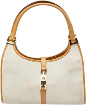Gucci Pre-owned Shoulder Bags, female, White, Size: ONE SIZE Pre-owned The Jackie
