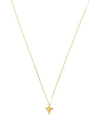 True Rocks Collana con pendente dente di squalo - Oro