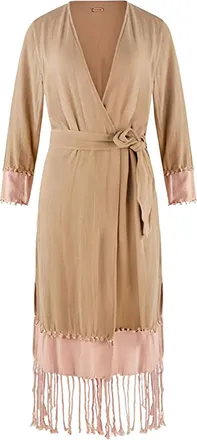 Caravana Suhay belted coat - Neutrals