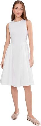 Trina Turk Lombardy Dress Womens Dress White : 14, Cotton/Spandex