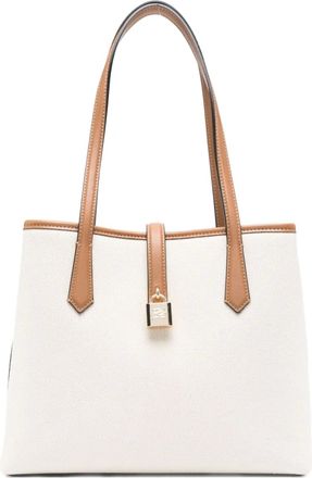 Karl Lagerfeld Borsa tote con lucchetto e finiture in pelle - Toni neutri