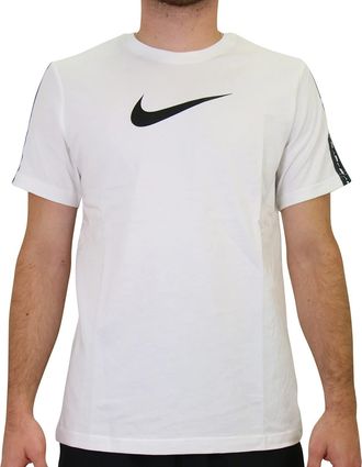 Nike Nike DM4685 M NSW Repeat SS TEE T-Shirt Mens White/Black XL