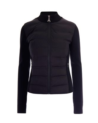 Patrizia Pepe Ultralight Quilted Jacket With Textured Knit Details