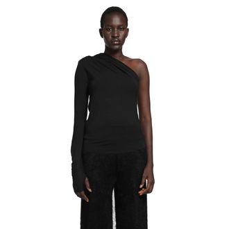 Thom Krom One Shoulder Top