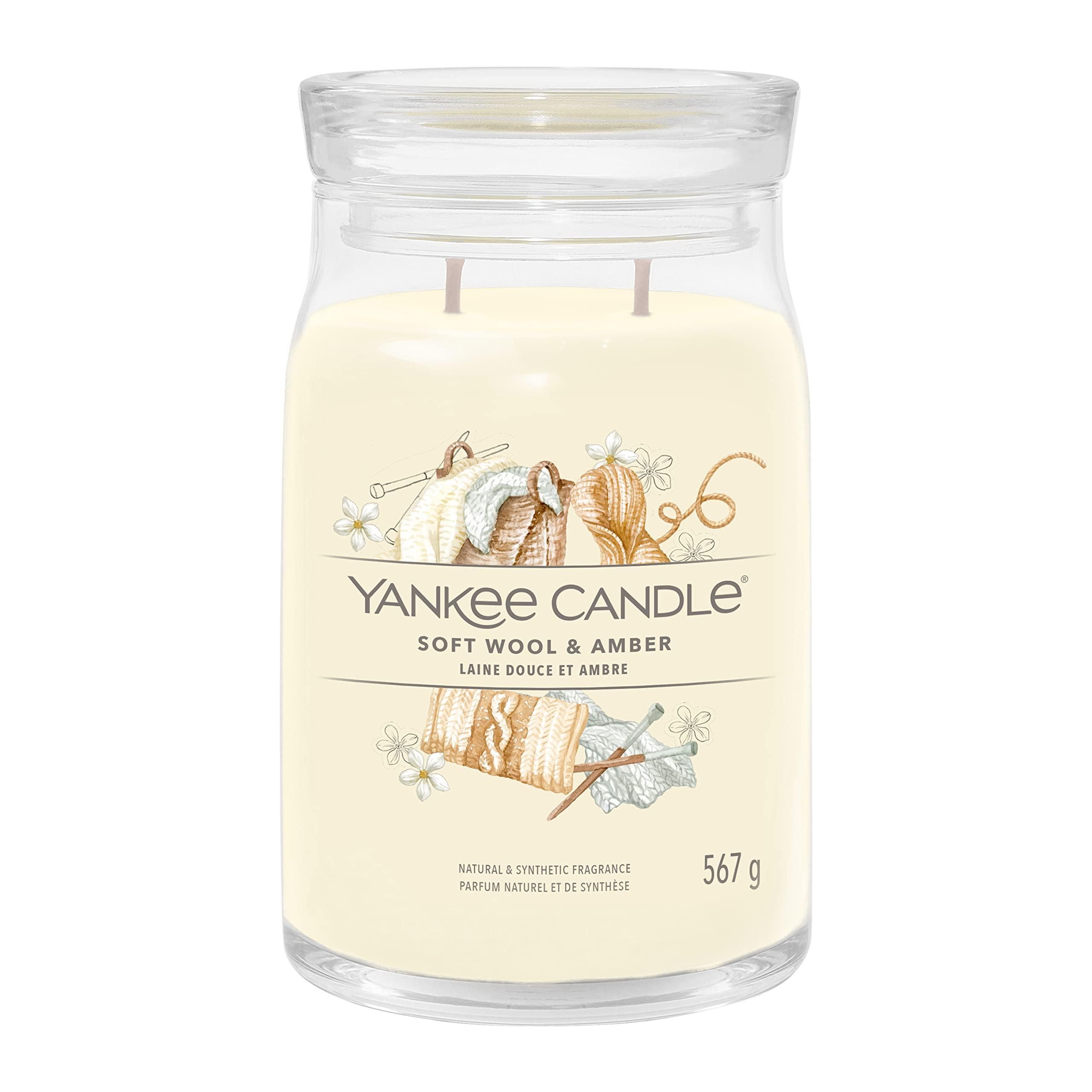 Yankee Candle Signature Duftkerze 'Lemon Lavender' – Große Tumbler-Kerze, Sojawachs-Mix, 567 G
