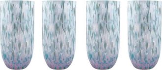 Mariposa Set Of 4 Sip Sip Confetti Drinking Glasses